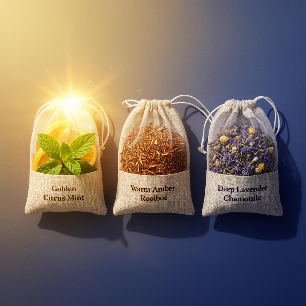 Morning, Noon & Night devotional tea bundle — three blends from sunrise to twilight