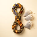 The Threefold Cord best sellers sampler — three braided strands of tea herbs